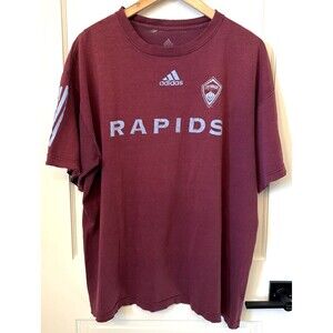 Trashed Thrashed Adidas MLS Mastroeni Colorado Rapids Soccer Shirt #25 Grunge